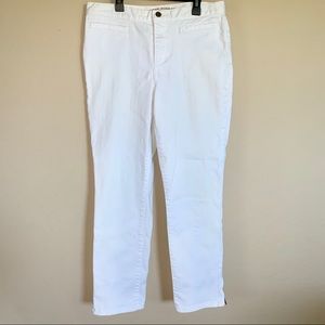 Lauren Jeans Co white jeans size 8